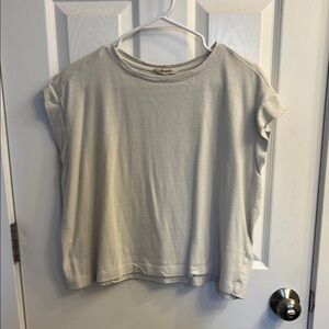 Madewell Off-White Short Sleeve Tee